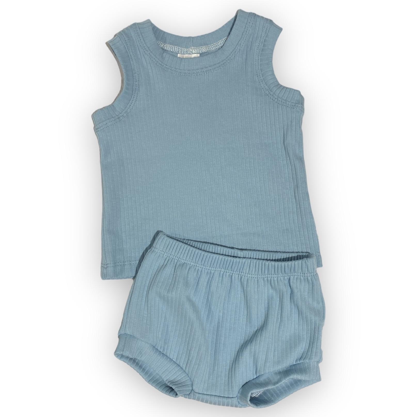 Baby Rib Knit Singlets - Karousel Kids Handmade