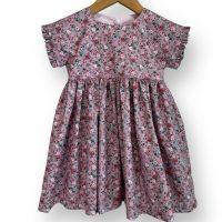 Vintage Dusty Mauve Floral CHLOE Dress available in SIZES 2 & 3